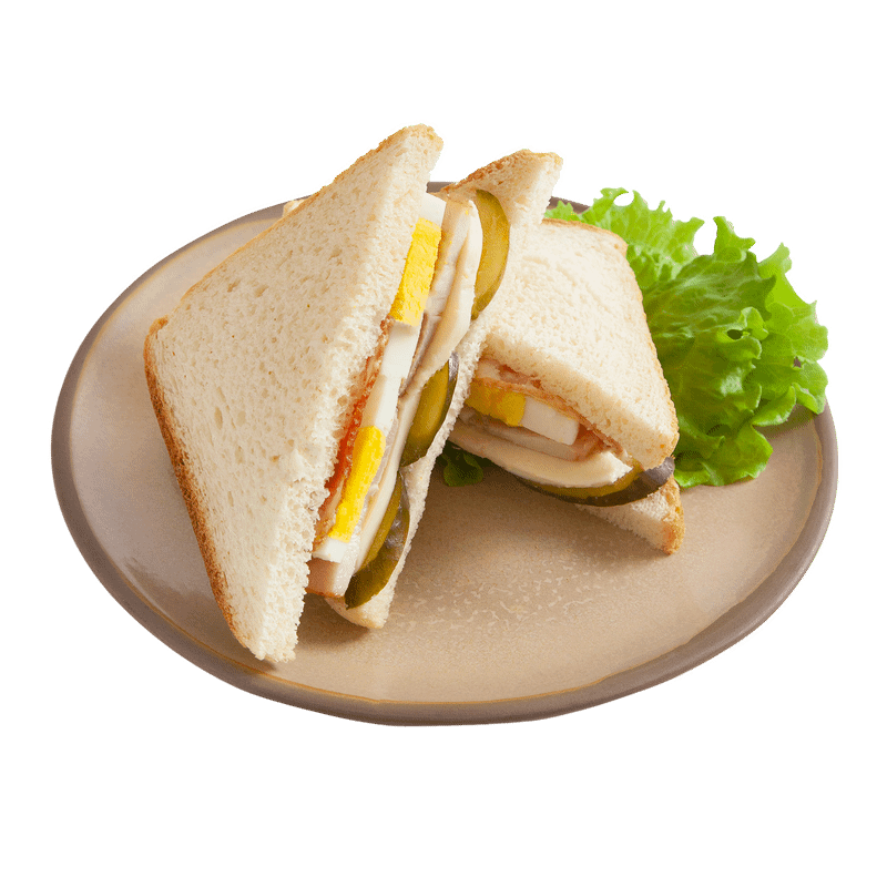 Сэндвич с яйцом,  беконом, сыром моцарелла запечённый 175г