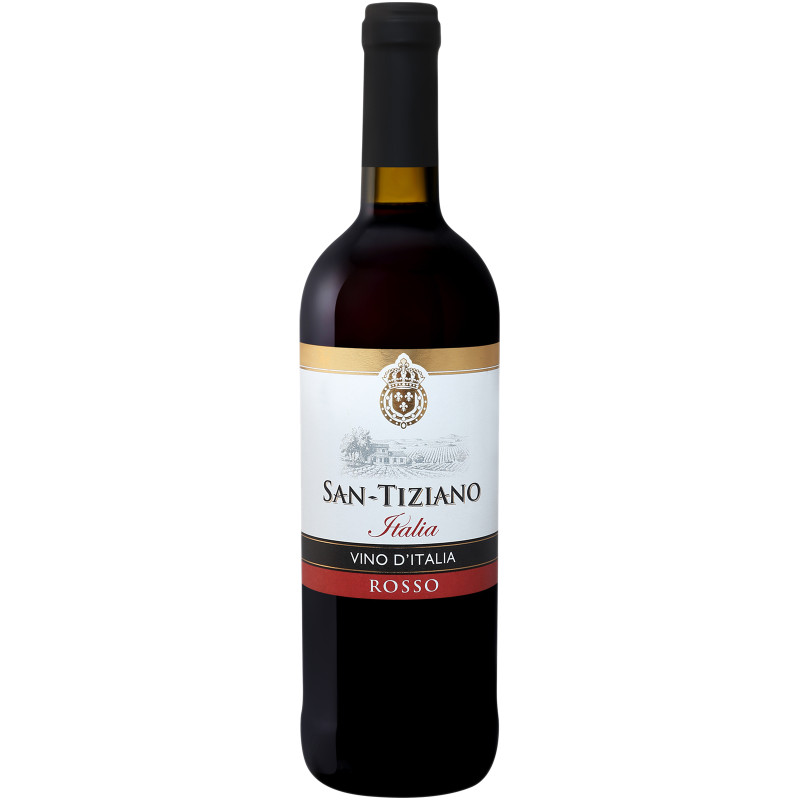Вино San Tiziano Rosso красное сухое 11%, 750мл