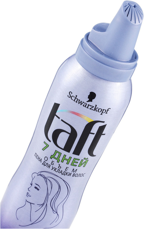 Пенка для волос Taft 7 дней объем сверхсильная фиксация, 150мл — фото 2