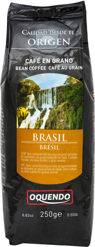 Кофе Oquendo Brasil в зёрнах, 250г — фото 4