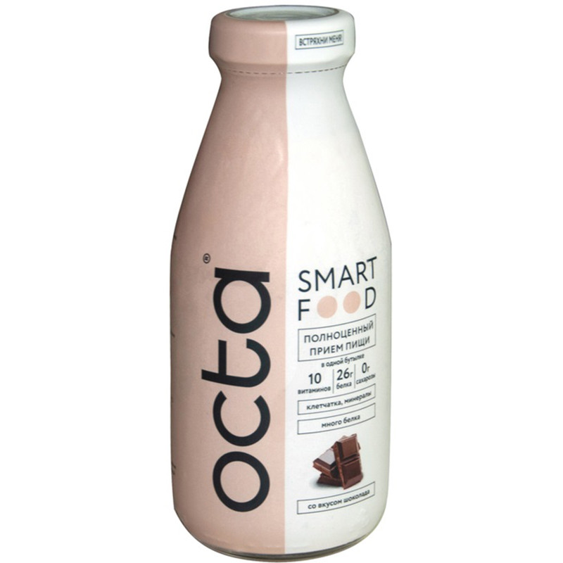 Напиток молочный Okta со вкусом шоколада стерилизованный 2.5%, 330мл