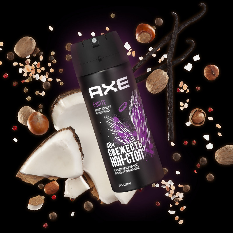 Дезодорант Axe Excite спрей, 150мл — фото 3