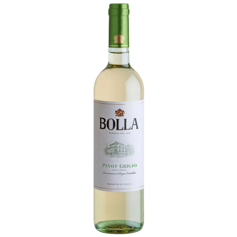 Вино Bolla Pinot Grigio delle Venezie сортовое ординарное белое сухое, 750мл