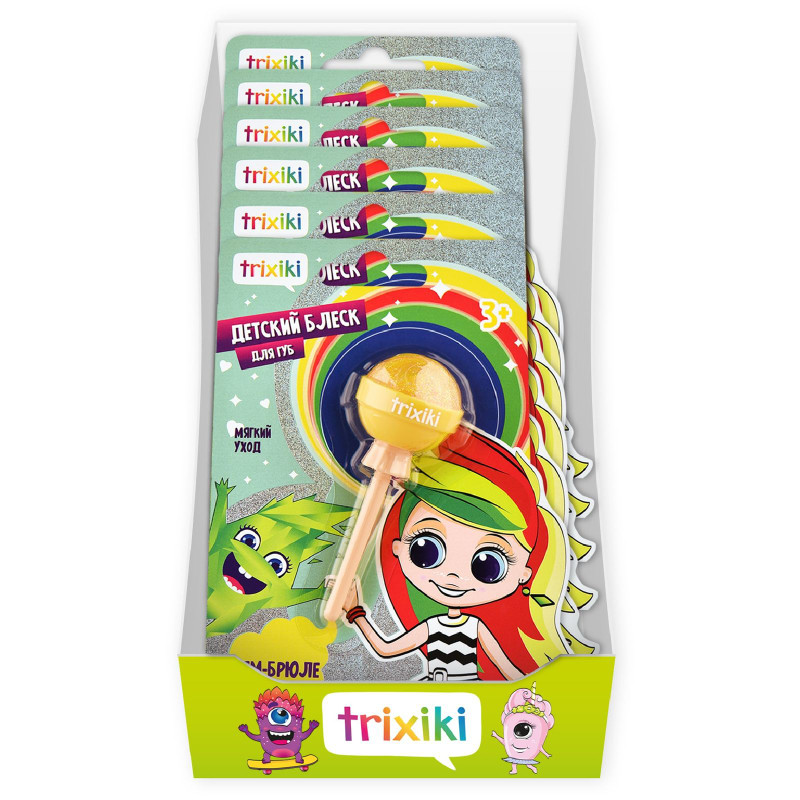 Блеск для губ Trixiki Золотой детский 3+ 31530, 9г — фото 3