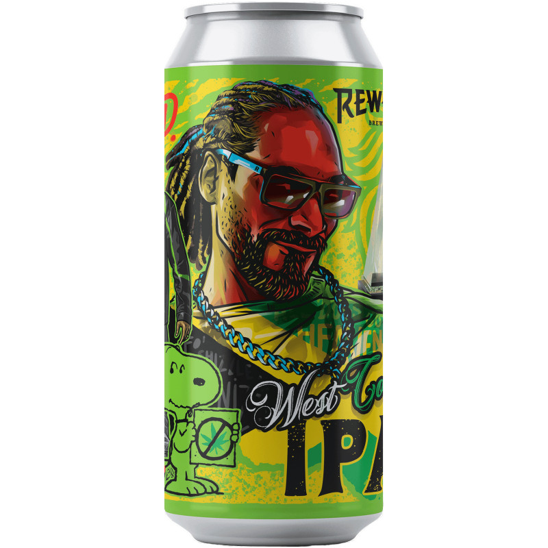 Пиво Rewort Brewery Snoop D. IPA 21 светлое нефильтрованное 6.7%, 500мл