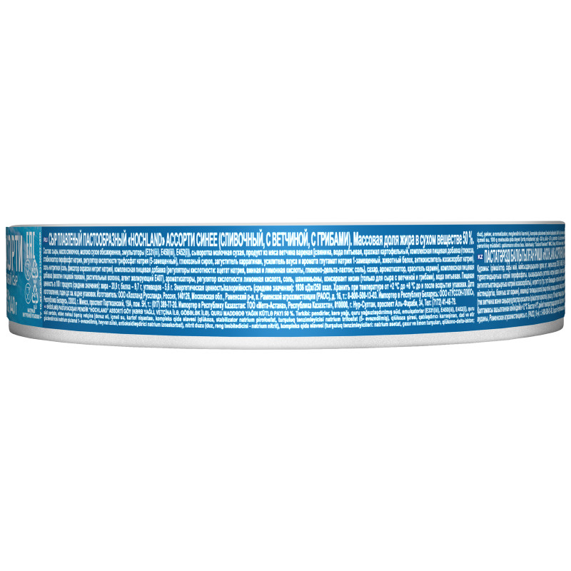 Сыр Hochland Ассорти синее плавленый пастообразный 50%, 140г — фото 1