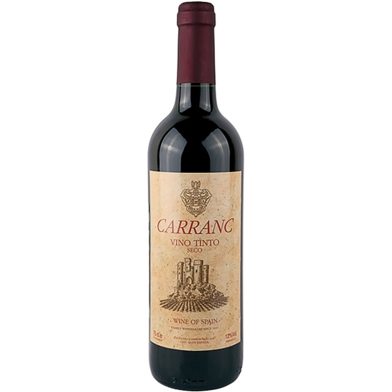 Вино Carranc красное сухое 11%, 750мл