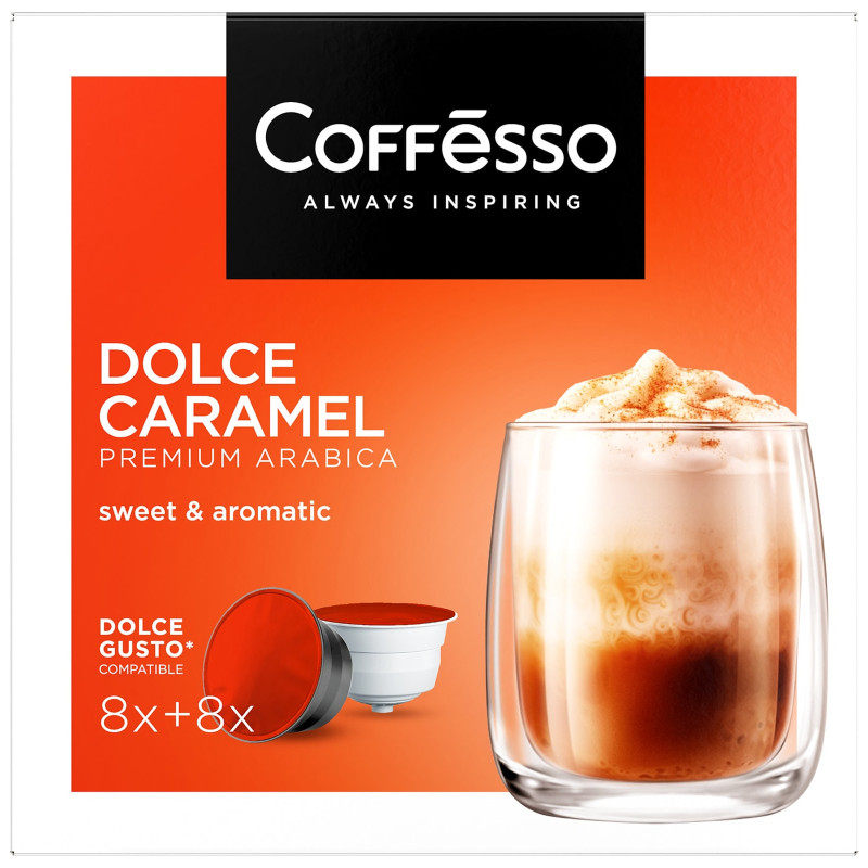 Набор для приготовления кофейного напитка Coffesso Dolce Caramel капсулы, 156г — фото 2