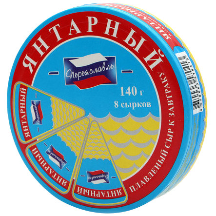 Сыр плавленый Переяславль Янтарный к завтраку 40%, 140г