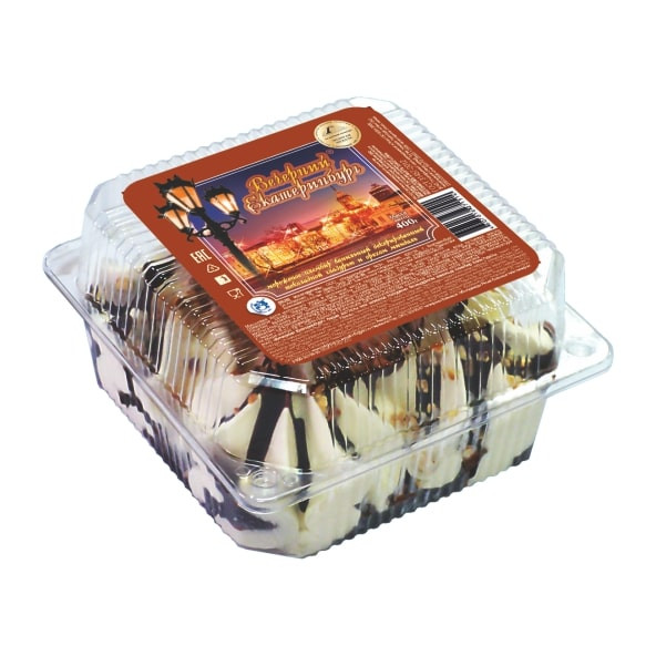 Торт-мороженое Вечерний Екатеринбург пломбир с миндалём, 400г — фото 1