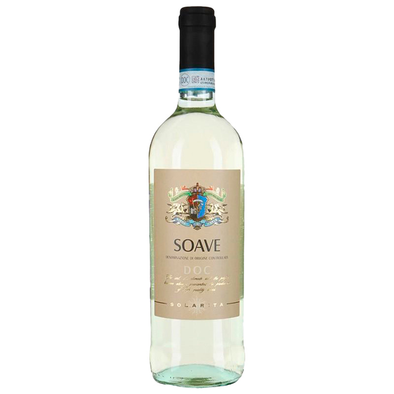 Вино Soave DOC белое сухое 11.5%, 375мл