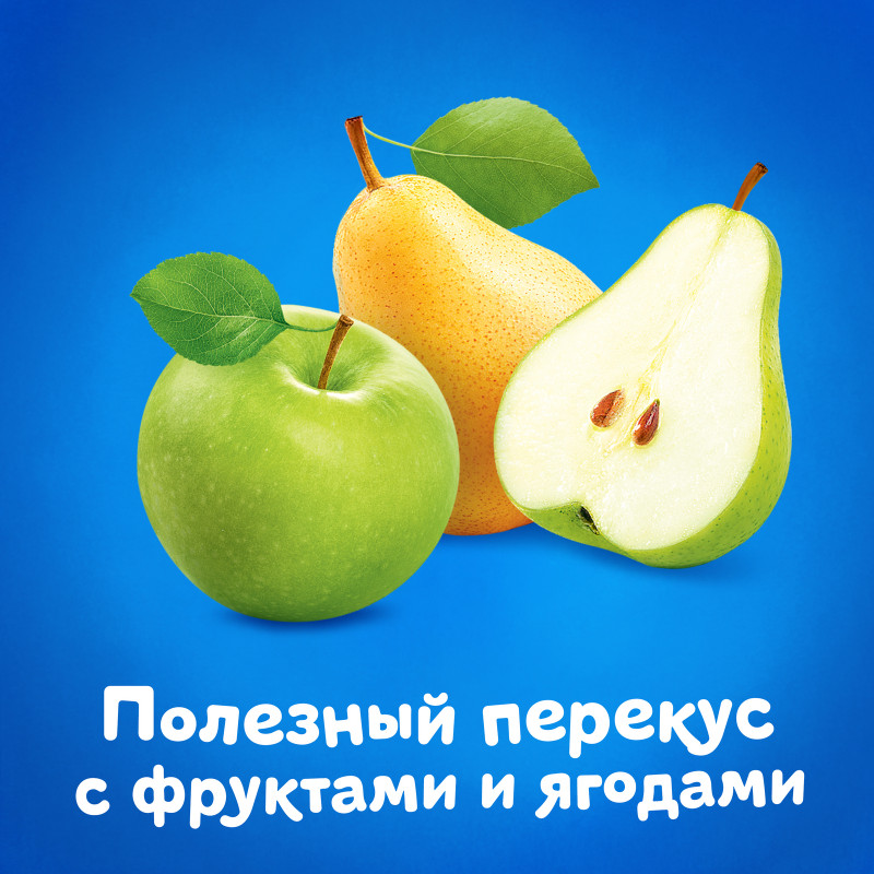 Батончик Агуша Яблоко-Груша фруктовый для детского питания с 12месяцев, 15г — фото 4