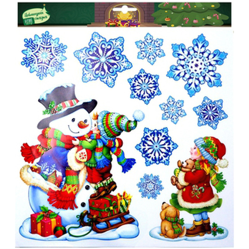 Наклейки Рождественский снег декоративные Home Story — фото 3