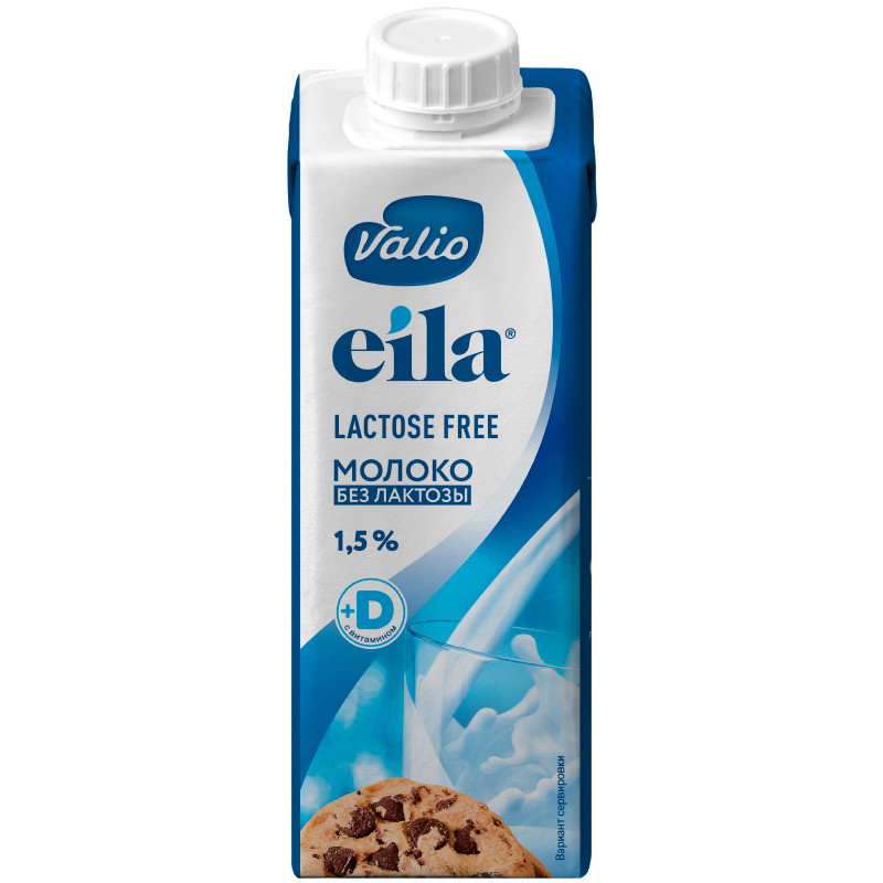 Молоко Viola Eila безлактозное c витамином D ультрапастеризованное 1.5%, 250мл — фото 3