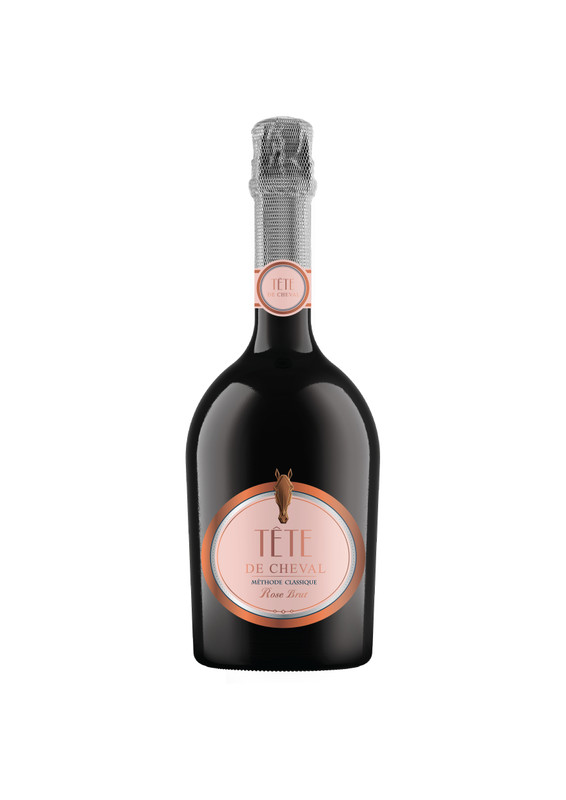 Вино Tete de Cheval Rose Brut розовое брют, 750мл