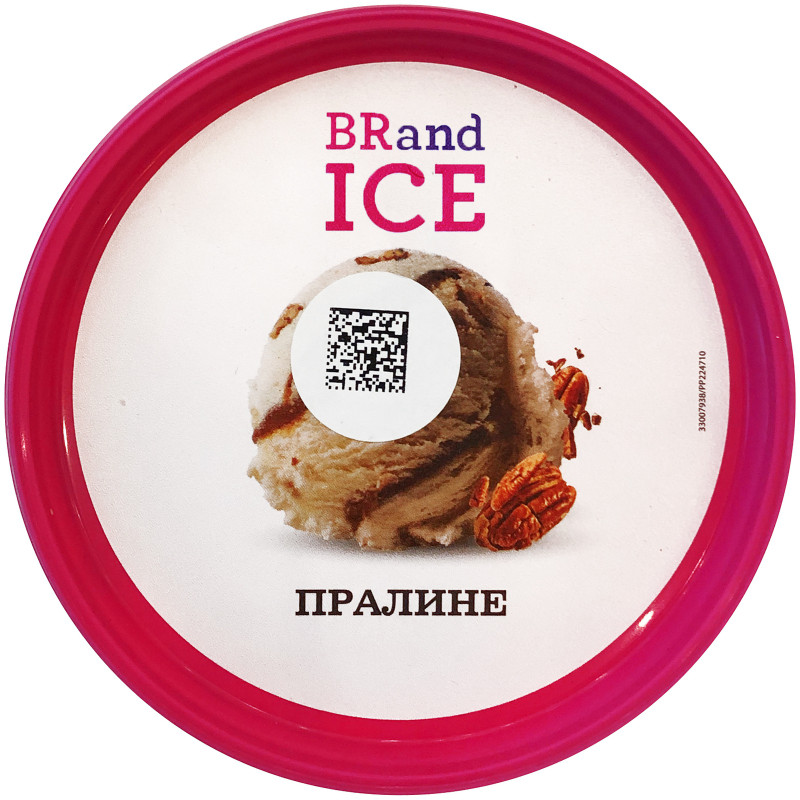 Мороженое Brand Ice Пралине сливочное ваниль-орех пекан-пралине 12%, 600г — фото 1