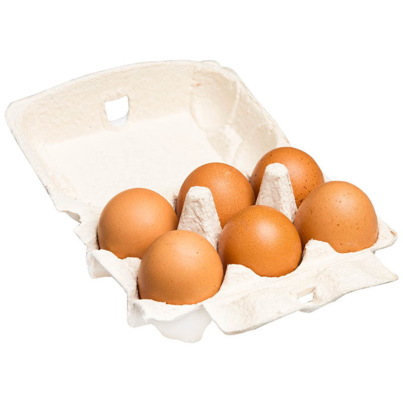 Яйцо куриное Волжанин Омега-3 СО, 6шт — фото 1