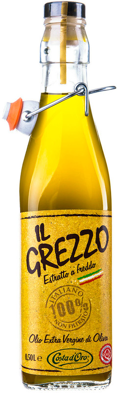 Масло оливковое Il Grezzo Extra Virgin нерафинированное, 500мл