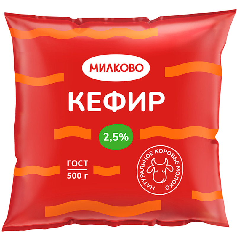 Кефир Милково 2.5%, 500мл