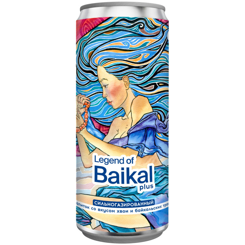 Напиток газированный Legend Of Baikal Plus со вкусом Хвои безалкогольный, 330мл — фото 5