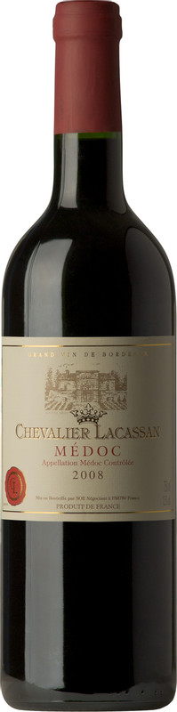 Вино Chevalier Lacassan Medoc  красное сухое, 750мл