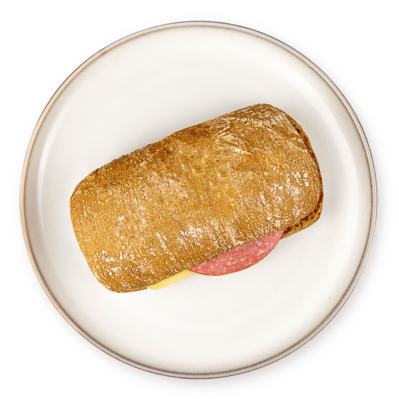 Чиабатта ржаная с сыром и соусом терияки  Шеф Перекрёсток,160г — фото 1