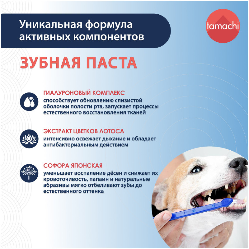 Зубная паста Tamachi для кошек и собак, 100мл — фото 3