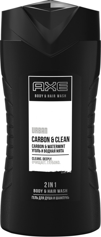 Гель-шампунь Axe для душа Эффективное очищение 2в1 мужской, 250мл — фото 2