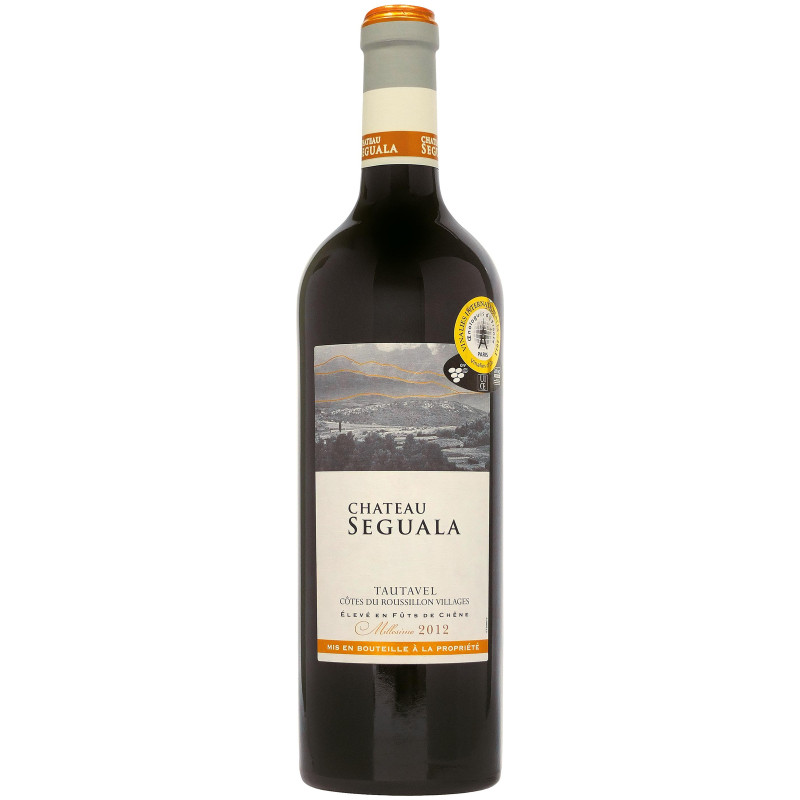 Вино Шато Сегуала красное сухое, 750мл