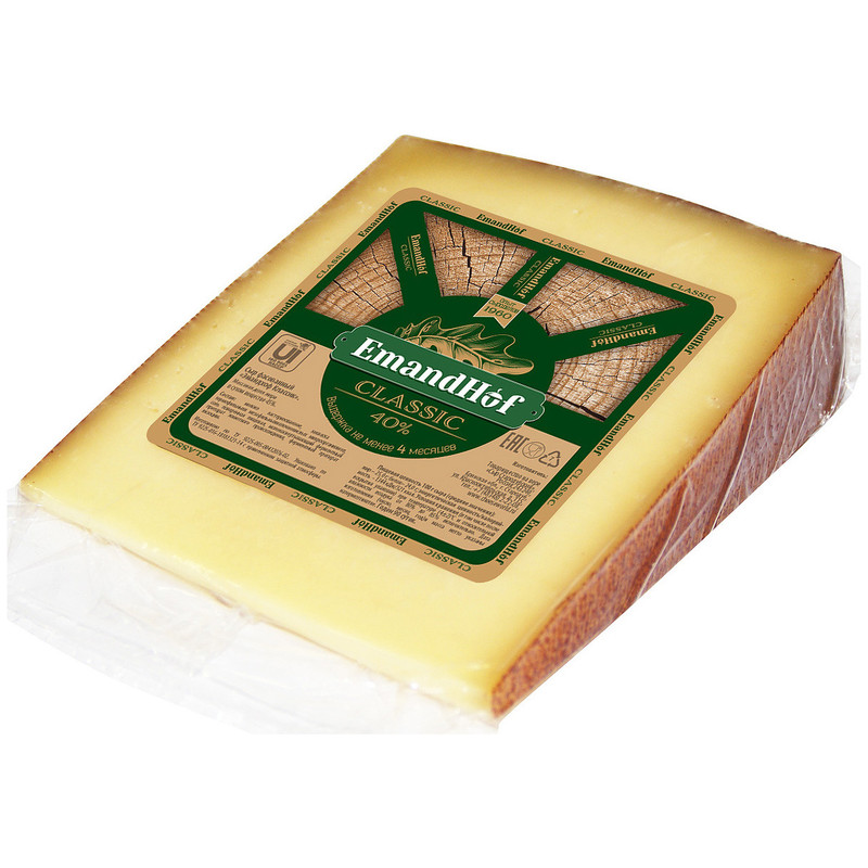 Сыр Emandhof Классик 40%, 250г