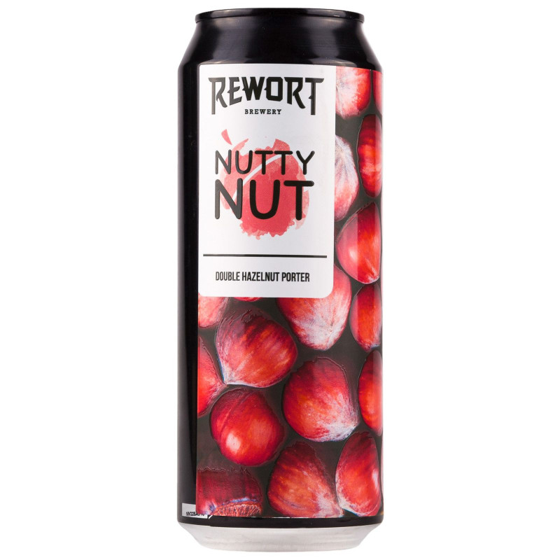 Напиток пивной Rewort Brewery Nutty Nut тёмный непастеризованный нефильтрованный 6.9%, 500мл
