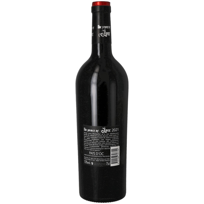Вино The Power of Love Pays d'Oc красное сухое 13%, 750мл — фото 1