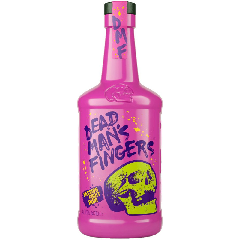 Спиртной напиток Dead Man`s Fingers Passion Fruit Rum на основе рома со вкусом маракуйи 37.5%, 700мл