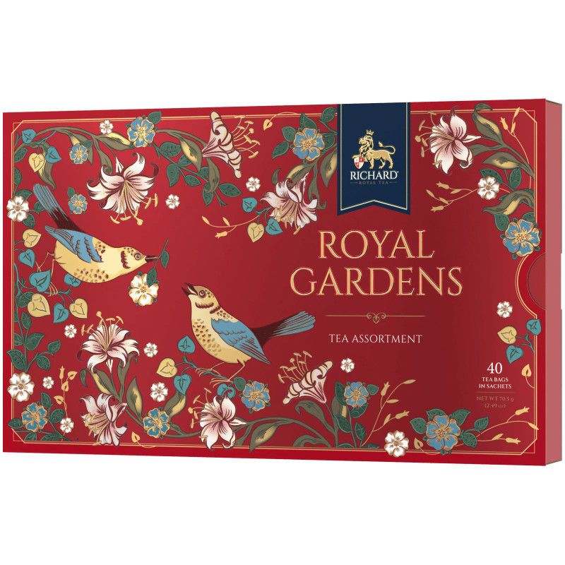 Чай Richard Royal Gardens Ассорти, 40х70,5г — фото 2