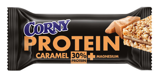 Батончик злаковый Corny Protein карамель, 35г