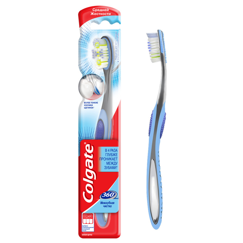 Зубная щётка Colgate 360 Межзубная чистка — фото 2
