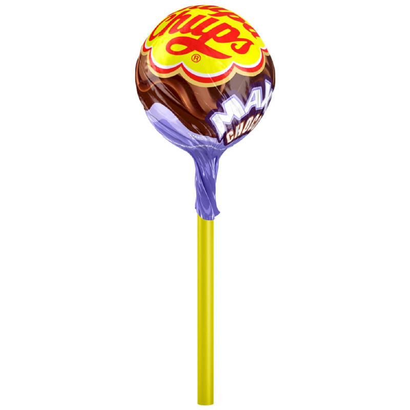 Карамель Chupa Chups Max Choco с жевательной резинкой, 16г