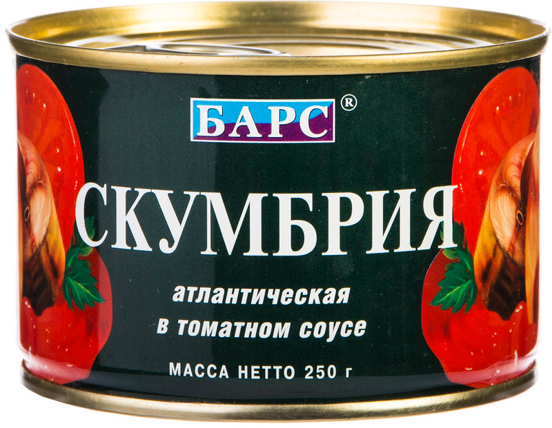 Скумбрия в томатном соусе