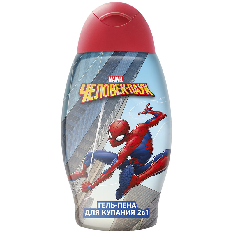 Гель-пена для ванны Spider-Man Double Effect 2в1, 400мл