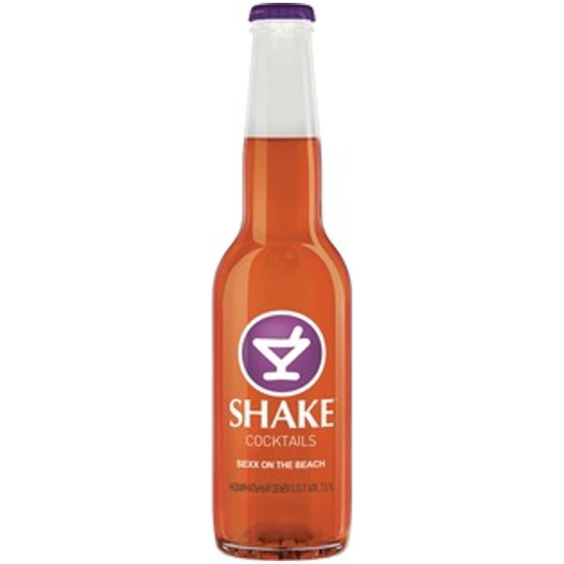 Напиток Shake Cocktails Секс на пляже газированный 7%, 330мл — фото 1