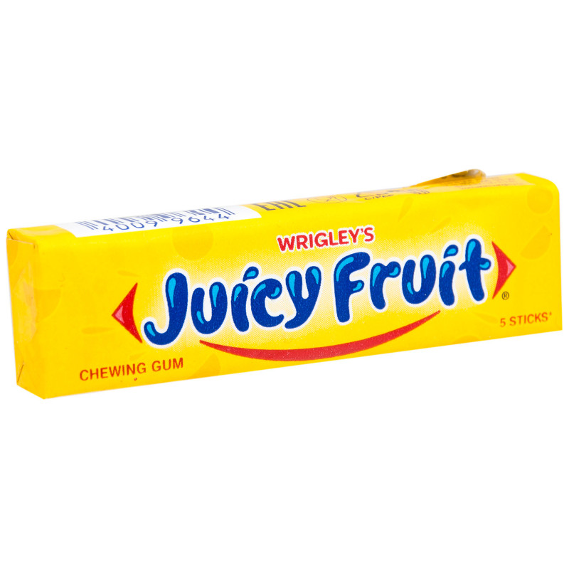 Жевательная резинка Juicy Fruit с ароматом фруктов пластинки, 13г — фото 5