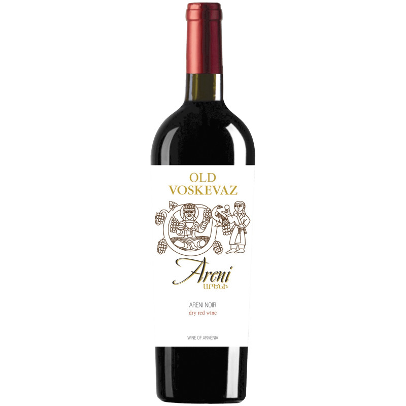 Вино Old Voskevaz Areni красное сухое 13%, 750мл