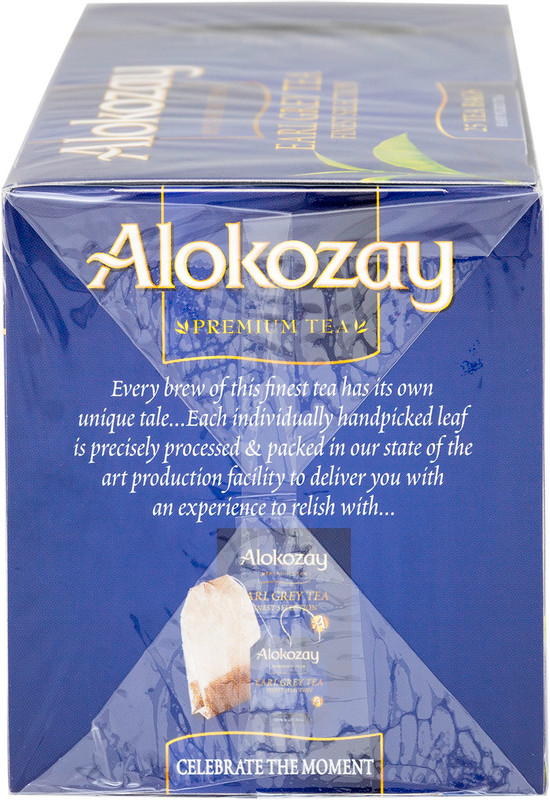 Чай Alokozay Эрл Грей чёрный с бергамотом в пакетиках, 25х2г — фото 3