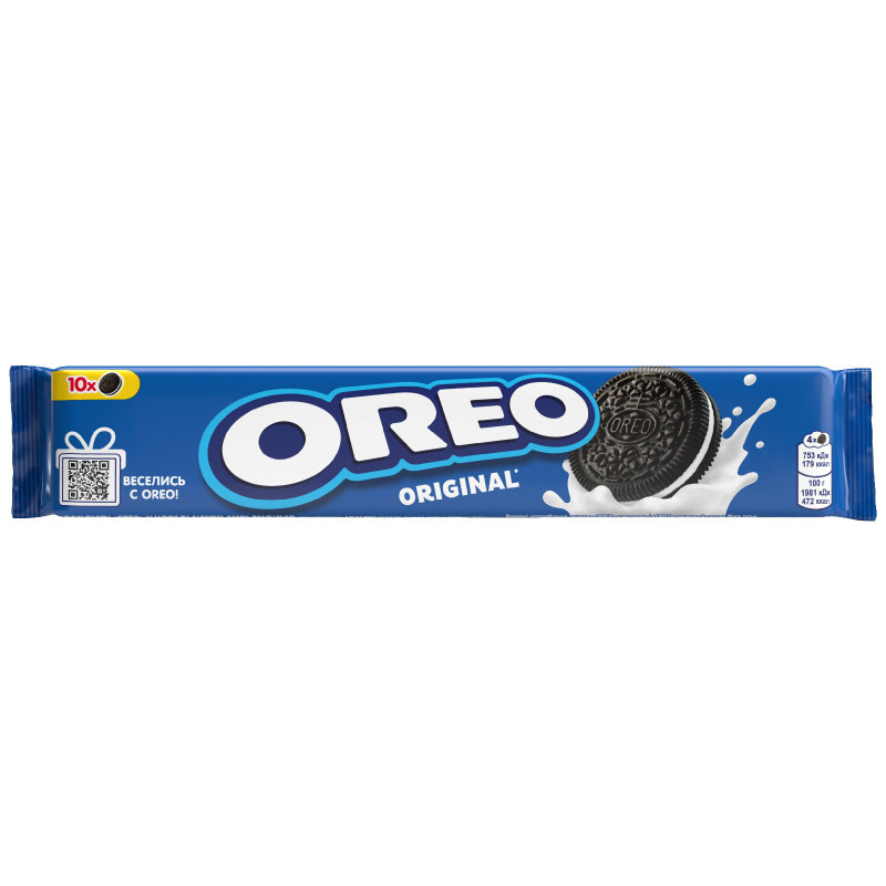 Печенье Oreo Original какао-ваниль, 95г