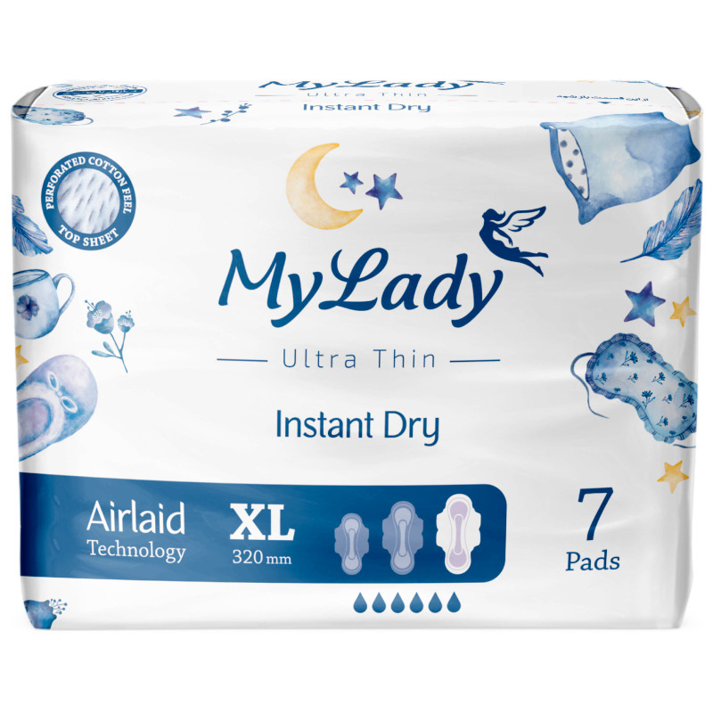 Прокладки My Lady Instant Dry гигиенические ультратонкие XL, 7шт