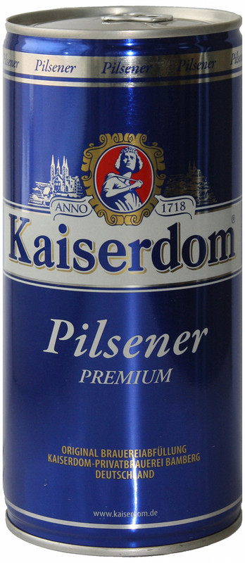 Пиво Kaiserdom Премиум пилснер светлое 4.7%, 1л