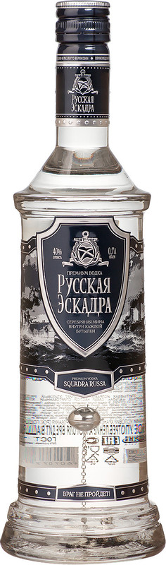 Водка Русская Эскадра 40%, 700мл