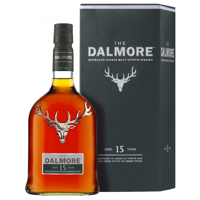 Виски Dalmore 15-летний 40% в подарочной упаковке, 700мл — фото 1