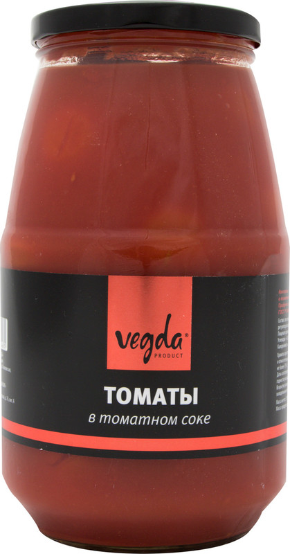 Томаты Vegda Product в томатном соке, 1.5кг
