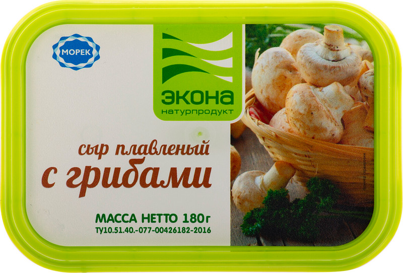 Сыр плавленый Экона с грибами 50%, 180г — фото 4